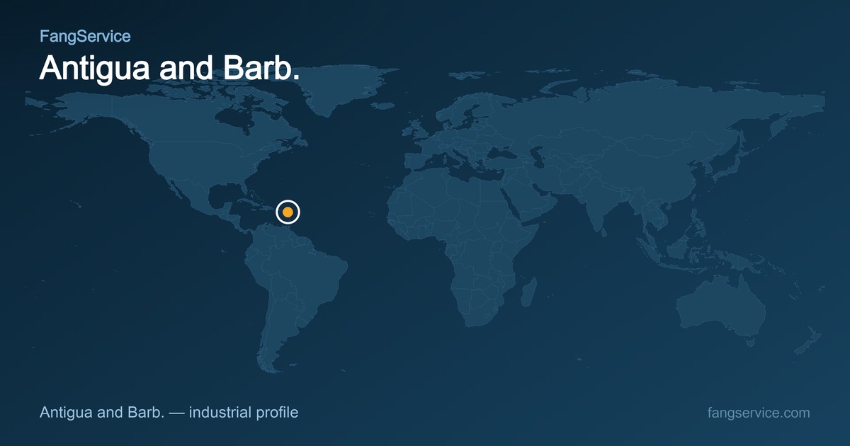 Antigua and Barb. on the world map