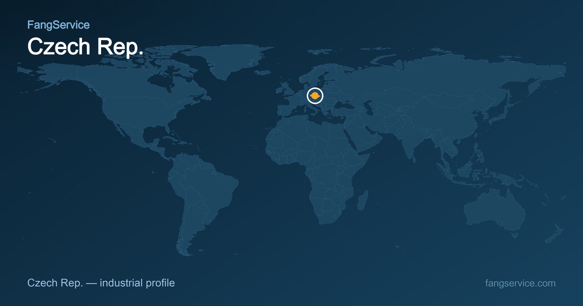 Czech Rep. on the world map