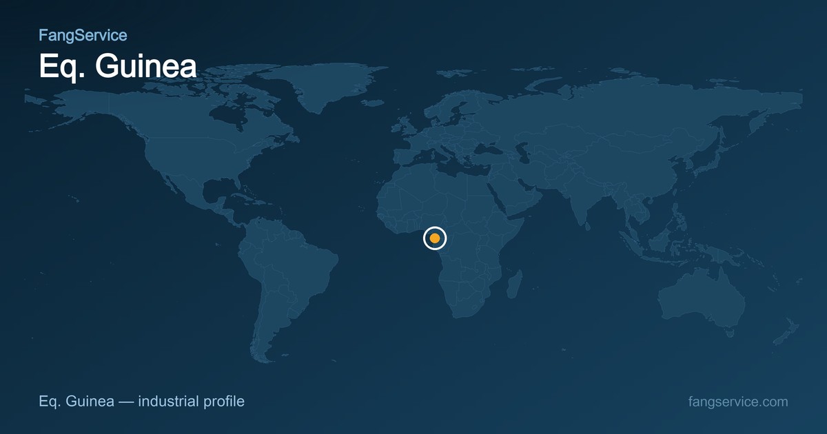 Eq. Guinea on the world map