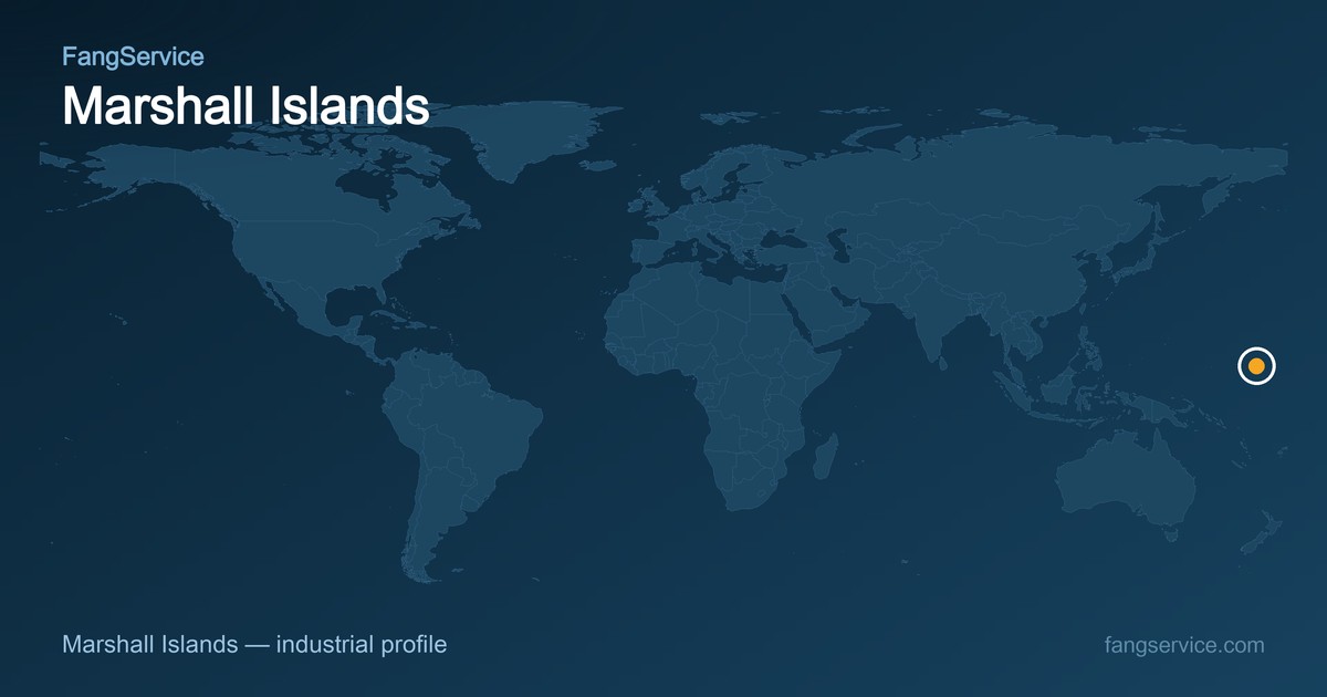 Marshall Islands on the world map