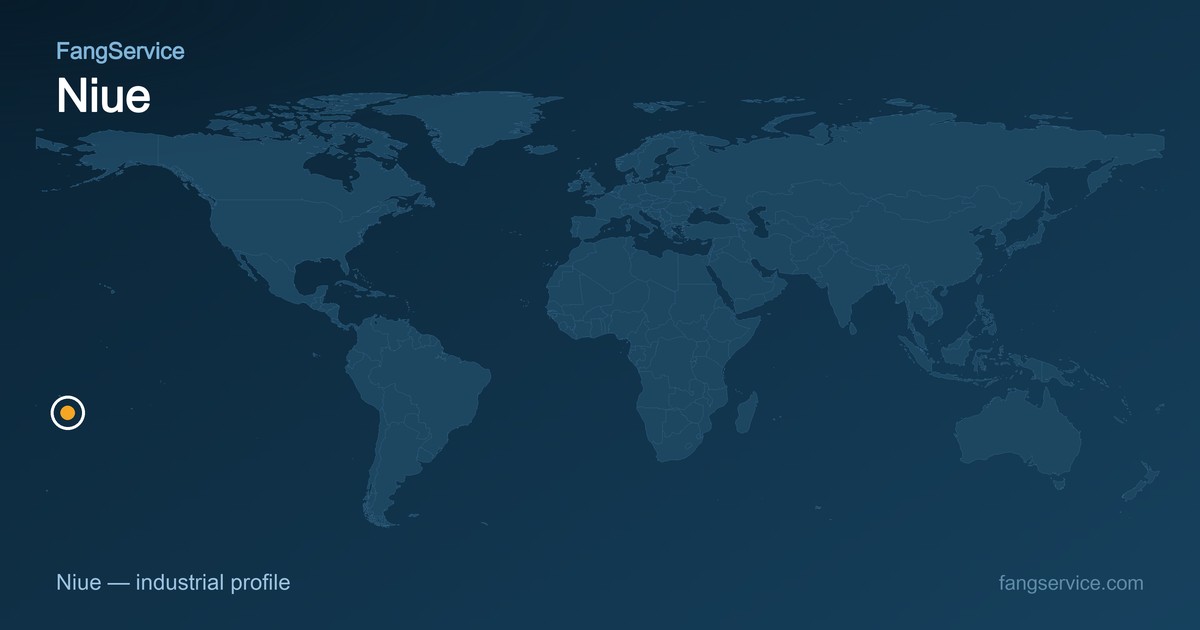 Niue on the world map