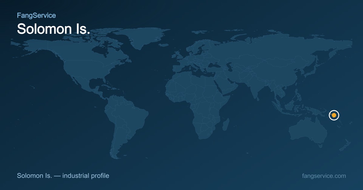 Solomon Is. on the world map
