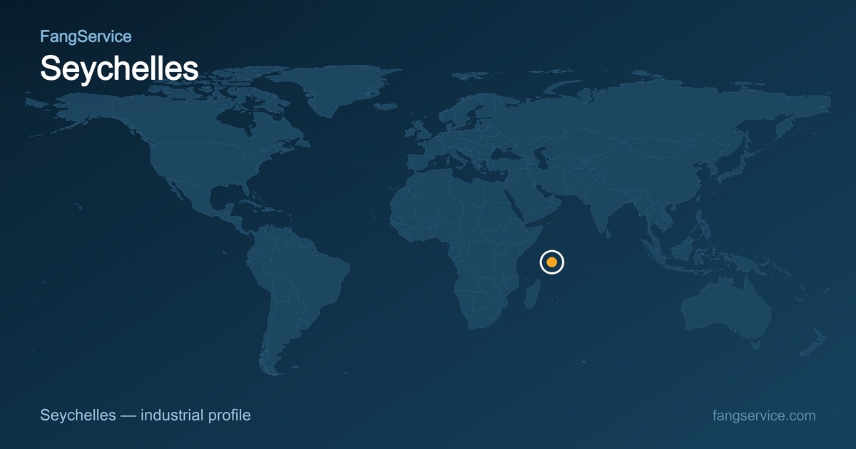 Seychelles on the world map