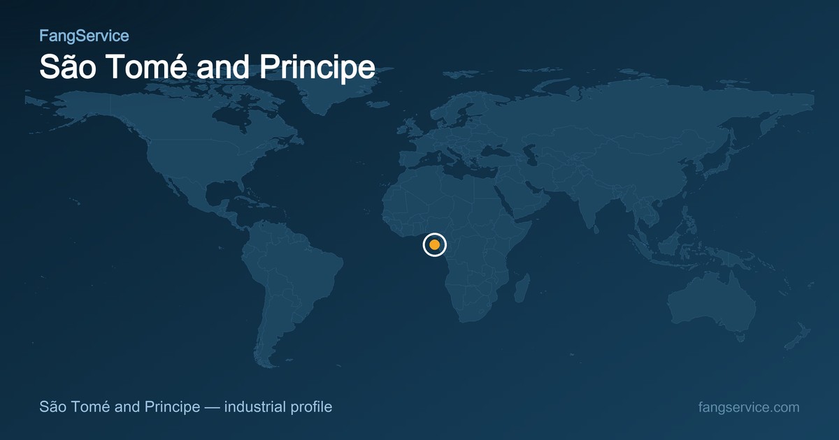 São Tomé and Principe on the world map