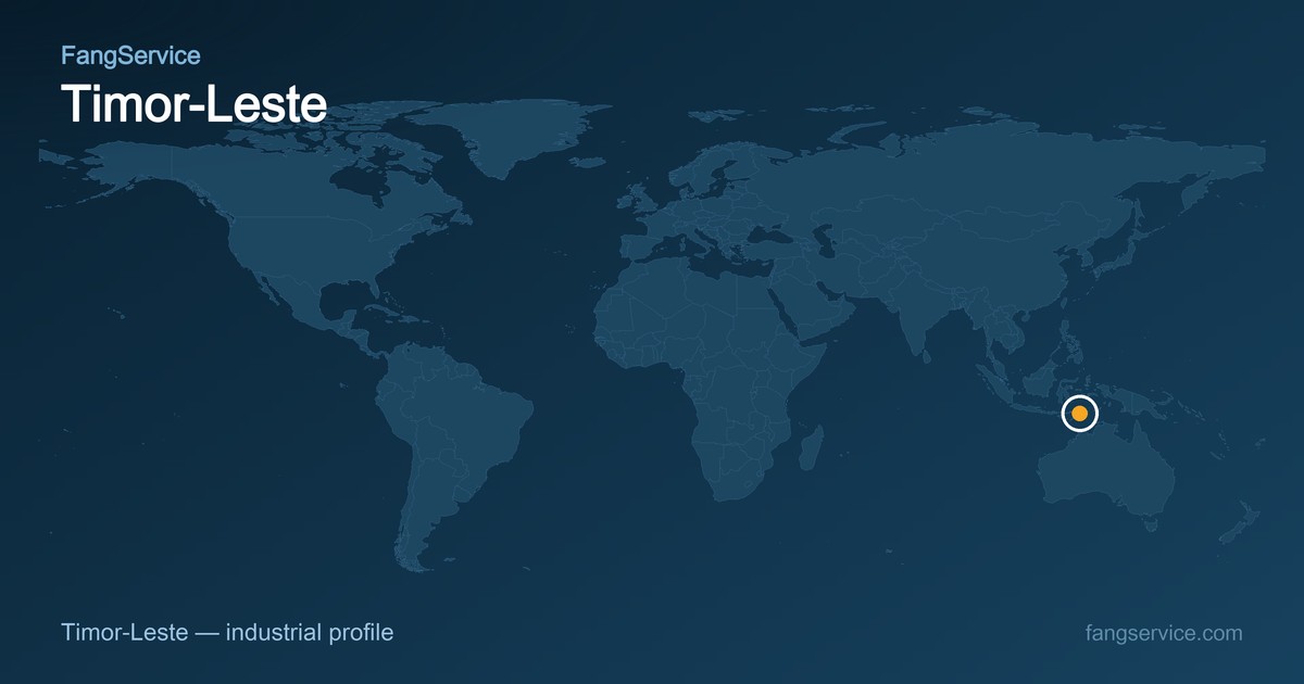 Timor-Leste on the world map