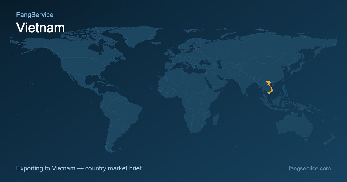 Vietnam on the world map