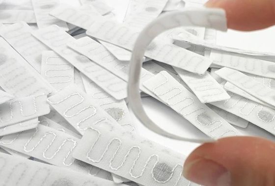可水洗金屬纖維 RFID 發熱絲於電子紡織