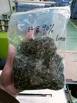 90% 316L 不鏽鋼帶水溶性材料塗層 PVA 6mm 長度短切纖維