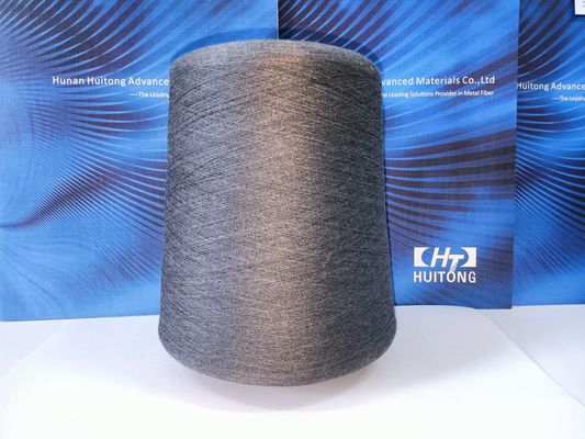 黑色紗線 21s 28% 不鏽鋼纖維,36% 棉混紡帶 36% 滌綸防靜電襪子