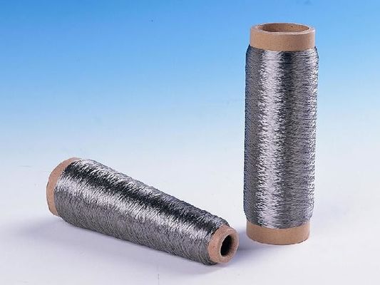 1.01g/m 12μm 金屬纖維捻線耐腐蝕用於發熱墊