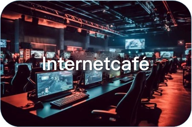 Verteilerschrank Internetcafé
