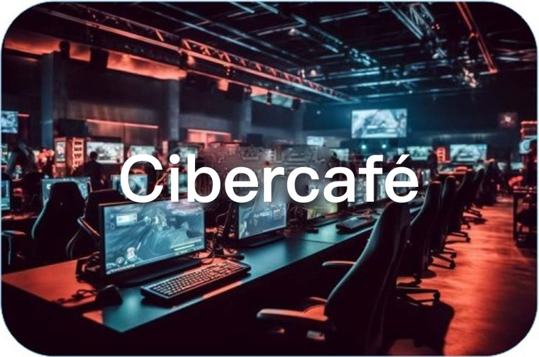 Cuadro eléctrico de cibercafé