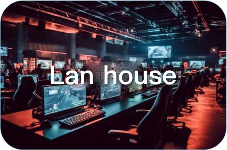 Quadro elétrico de lan house