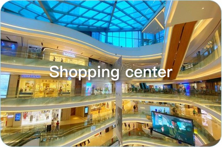 Quadro elétrico de shopping center